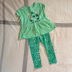 Jumping Beans St. Patty's Day Outfit Size 3T